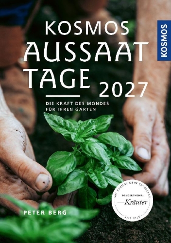 Buchcover und Innenansicht für das Buch: Kosmos Aussaattage 2027