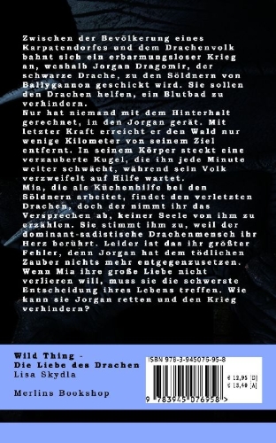 Buchcover und Innenansicht für das Buch: Wild Thing - Die Liebe des Drachen