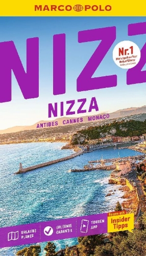 Buchcover und Innenansicht für das Buch: MARCO POLO Reiseführer Nizza, Antibes, Cannes, Monaco