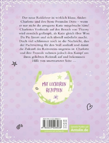 Buchcover und Innenansicht für das Buch: Charlottes Traumpferd 3: Ein unerwarteter Besucher