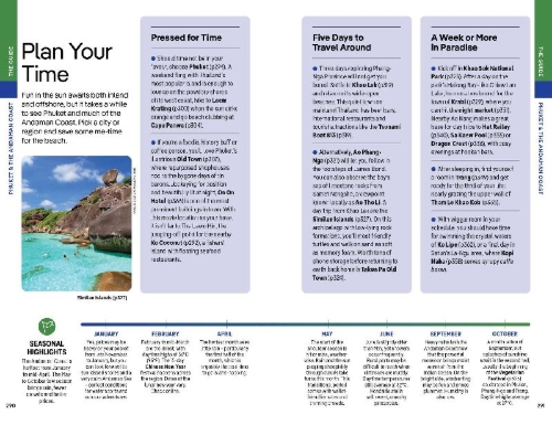 Buchcover und Innenansicht für das Buch: Lonely Planet Thailand's Islands & Beaches