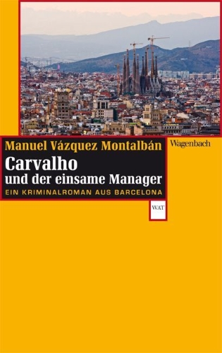 Buchcover und Innenansicht für das Buch: Carvalho und der einsame Manager