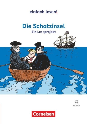 Buchcover und Innenansicht für das Buch: Die Schatzinsel