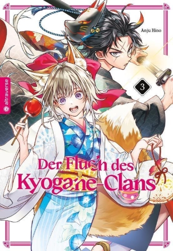 Buchcover und Innenansicht für das Buch: KYOUGANE-KE NO HANAYOME vol. 3