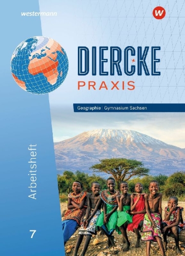 Buchcover und Innenansicht für das Buch: Diercke Praxis SI 7. Arbeitsheft. Ausgabe für Gymnasien in Sachsen