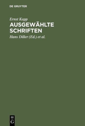 Buchcover und Innenansicht für das Buch: Ausgewählte Schriften