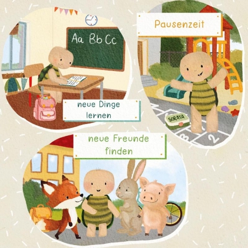 Buchcover und Innenansicht für das Buch: Maxi Pixi 498: So bin ich - 1. Klasse