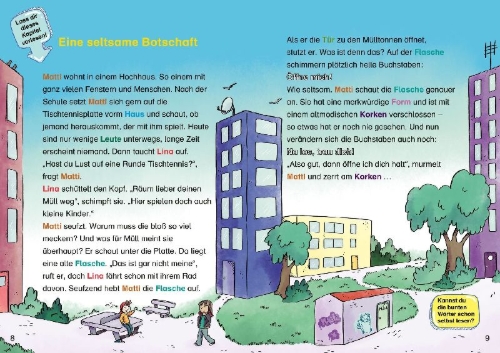 Buchcover und Innenansicht für das Buch: Limo, der wilde Flaschengeist