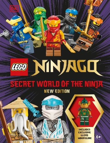 Buchcover und Innenansicht für das Buch: LEGO Ninjago Secret World of the Ninja