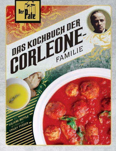 Buchcover und Innenansicht für das Buch: The Godfather: The Corleone Family Cookbook