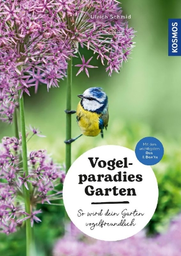Buchcover und Innenansicht für das Buch: Vogelparadies Garten