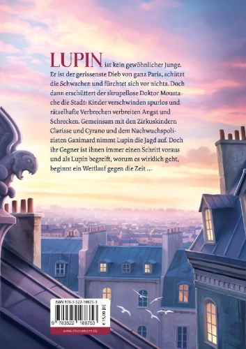 Buchcover und Innenansicht für das Buch: Le Avventure del Giovane Lupin
