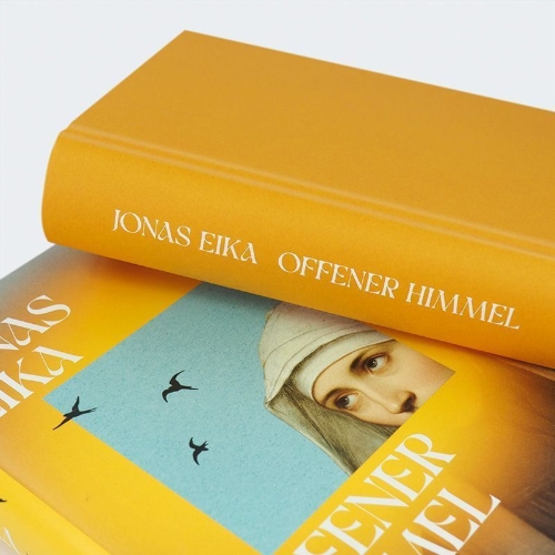 Buchcover und Innenansicht für das Buch: Åben himmel