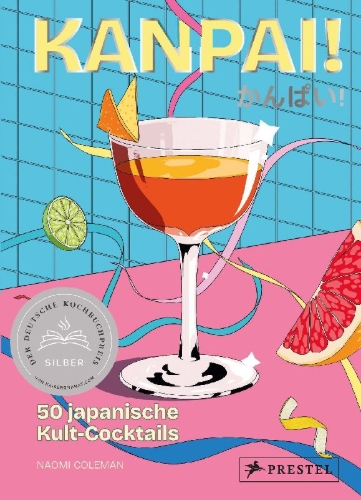 Buchcover und Innenansicht für das Buch: Kanpai! 50 Japanese-inspired cocktails