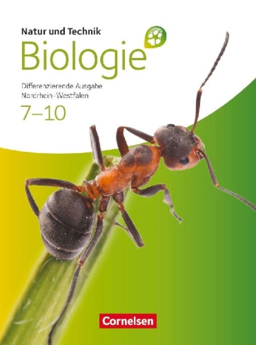Buchcover und Innenansicht für das Buch: Natur und Technik: Biologie 02. Schülerbuch. Gesamtschule Nordrhein-Westfalen. Differenzierende Ausgabe