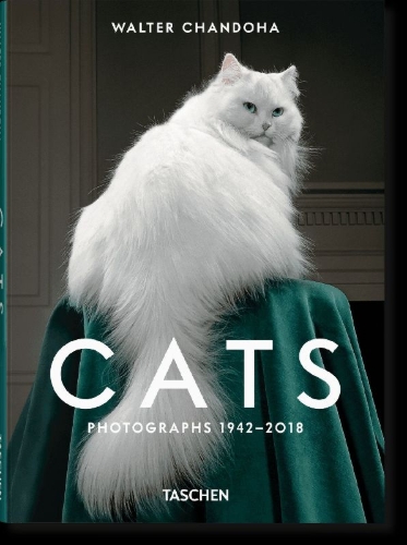 Buchcover und Innenansicht für das Buch: Walter Chandoha. Cats. Photographs 1942-2018