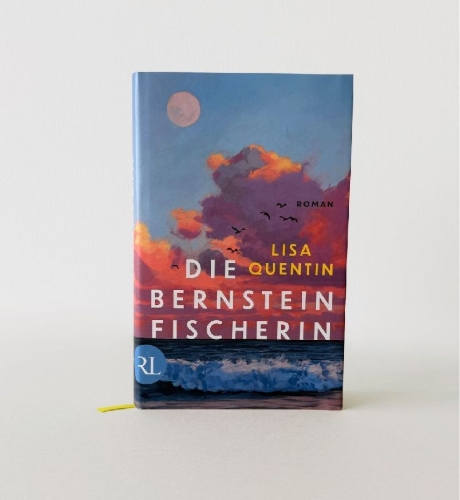 Buchcover und Innenansicht für das Buch: Die Bernsteinfischerin