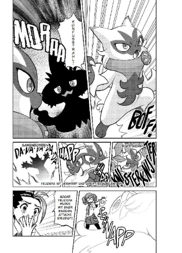 Buchcover und Innenansicht für das Buch: Pokémon Karmesin und Purpur 03