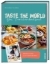 Buchcover und Innenansicht für das Buch: Taste the World Das Familienkochbuch