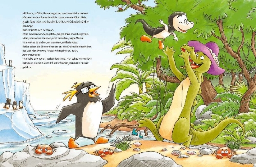 Buchcover und Innenansicht für das Buch: Das kleine Pingodil