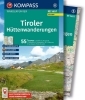 Buchcover und Innenansicht für das Buch: KOMPASS Wanderführer Tiroler Hüttenwanderungen, 55 Touren mit Extra-Tourenkarte