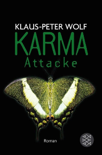Buchcover und Innenansicht für das Buch: Karma-Attacke