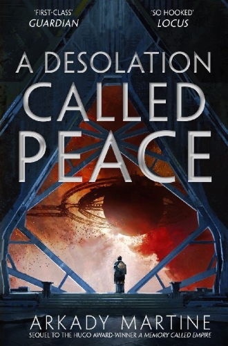 Buchcover und Innenansicht für das Buch: A Desolation Called Peace