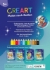 Buchcover und Innenansicht für das Buch: CreArt Malen nach Zahlen ab 5 - Zauberpapier: Weltraum