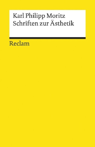 Buchcover und Innenansicht für das Buch: Schriften zur Ästhetik