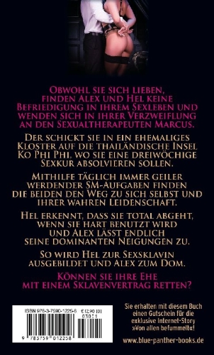 Buchcover und Innenansicht für das Buch: Im Tempel der Wollust zur Sklavin erzogen | Erotischer SM-Roman