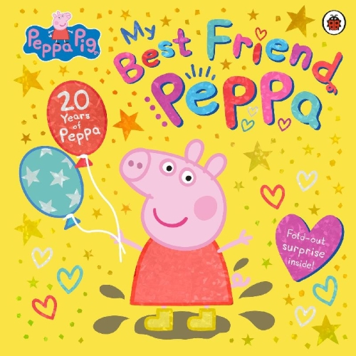 Buchcover und Innenansicht für das Buch: Peppa Pig: My Best Friend Peppa: 20th Anniversary Picture Book