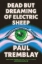 Buchcover und Innenansicht für das Buch: Dead but Dreaming of Electric Sheep
