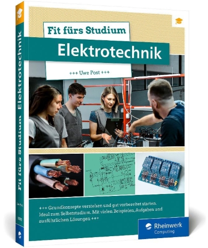 Buchcover und Innenansicht für das Buch: Fit fürs Studium - Elektrotechnik