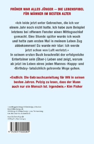 Buchcover und Innenansicht für das Buch: Wenn Happy und Birthday getrennte Wege gehen - Männer um die 40