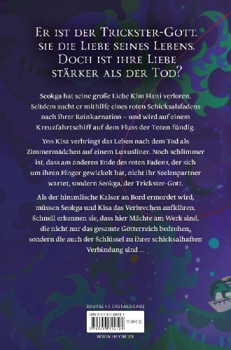 Buchcover und Innenansicht für das Buch: The God and the Gwisin - Fate´s Thread Book 2
