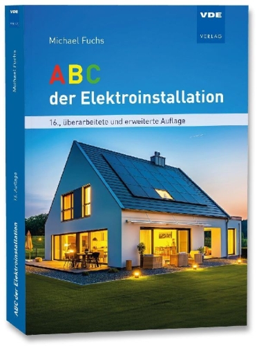 Buchcover und Innenansicht für das Buch: ABC der Elektroinstallation