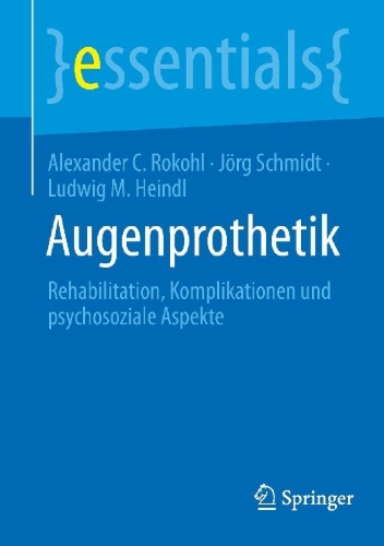 Buchcover und Innenansicht für das Buch: Augenprothetik