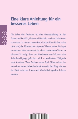 Buchcover und Innenansicht für das Buch: Tao heißt leben, was andere träumen