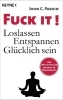 Buchcover und Innenansicht für das Buch: Fuck it! The ultimate spiritual way