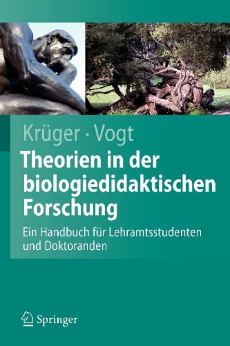 Buchcover und Innenansicht für das Buch: Handbuch der Theorien in der biologiedidaktischen Forschung