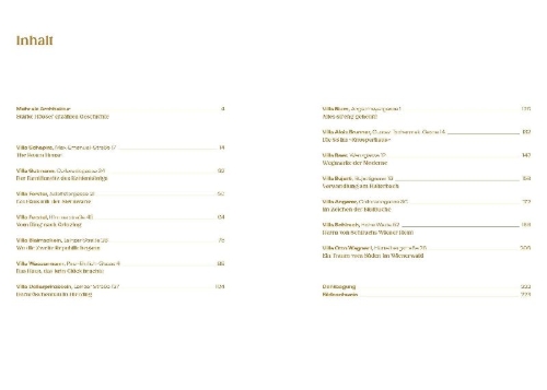 Buchcover und Innenansicht für das Buch: Wiener Villen