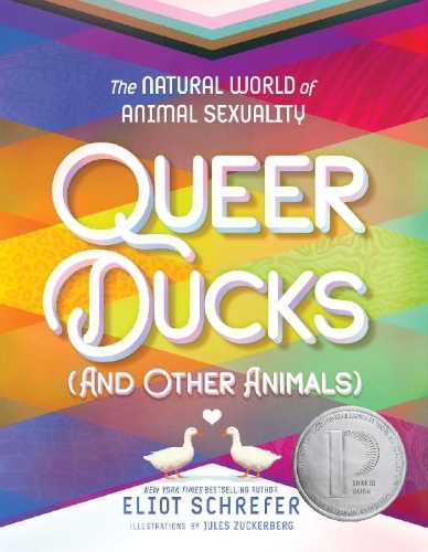 Buchcover und Innenansicht für das Buch: Queer Ducks (and Other Animals)