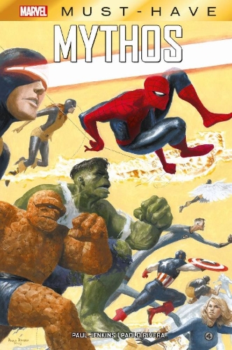 Buchcover und Innenansicht für das Buch: Mythos: Spider-Man (2007)