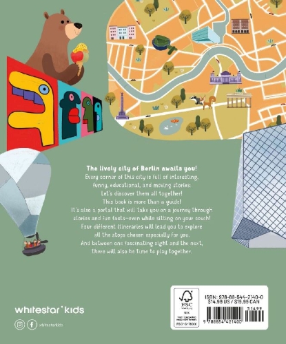 Buchcover und Innenansicht für das Buch: Young Explorers Around Berlin