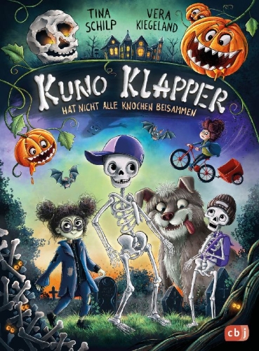Buchcover und Innenansicht für das Buch: KUNO KLAPPER hat nicht alle Knochen beisammen