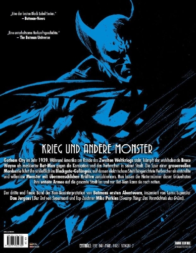 Buchcover und Innenansicht für das Buch: The Bat-Man: First Knight 3