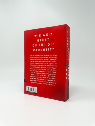 Buchcover und Innenansicht für das Buch: Die Lüge in ihrem Gesicht
