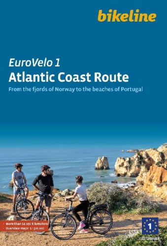 Buchcover und Innenansicht für das Buch: Eurovelo 1 - Atlantic Coast Route