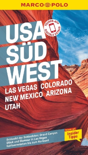 Buchcover und Innenansicht für das Buch: MARCO POLO Reiseführer USA Südwest, Las Vegas, Colorado, New Mexico, Arizona, Utah