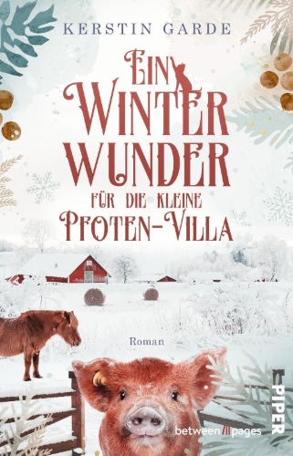 Buchcover und Innenansicht für das Buch: Ein Winterwunder für die kleine Pfoten-Villa